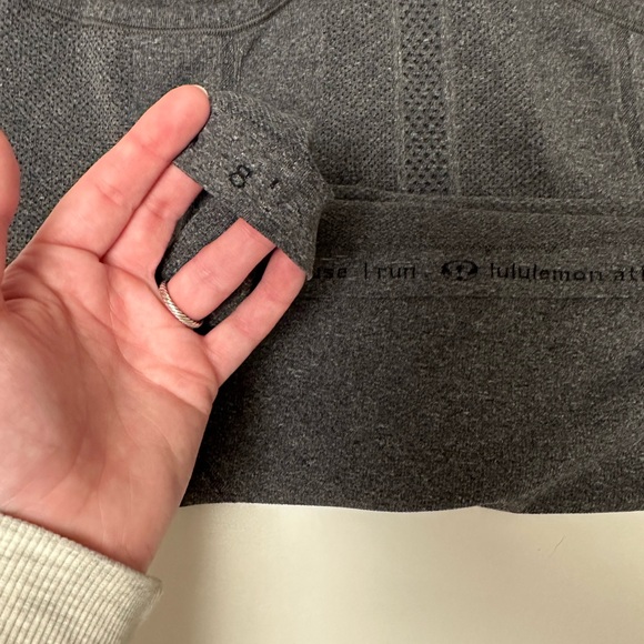 lululemon athletica swiftly-tech Gray Racerback Tank Top - Picture 4 of 4